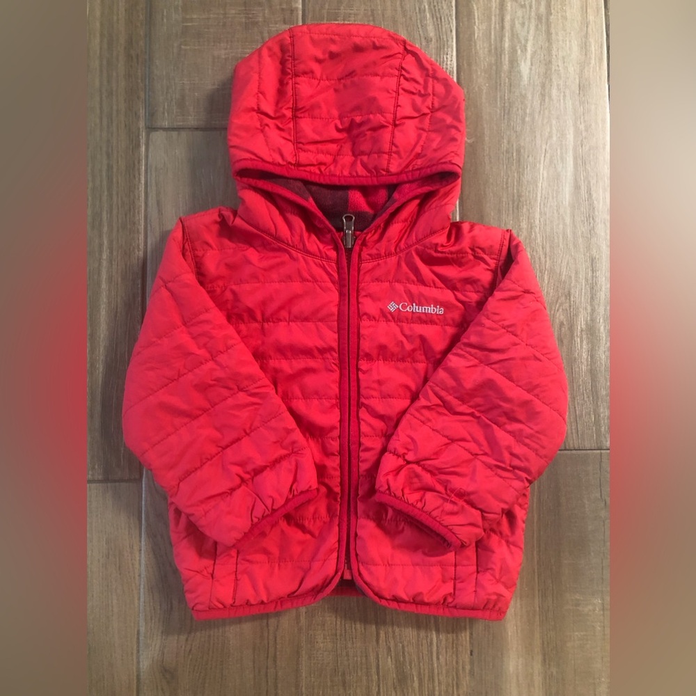 Columbia Toddler Boy Double-Sided (Reversible) Hooded Jacket - Size 3T